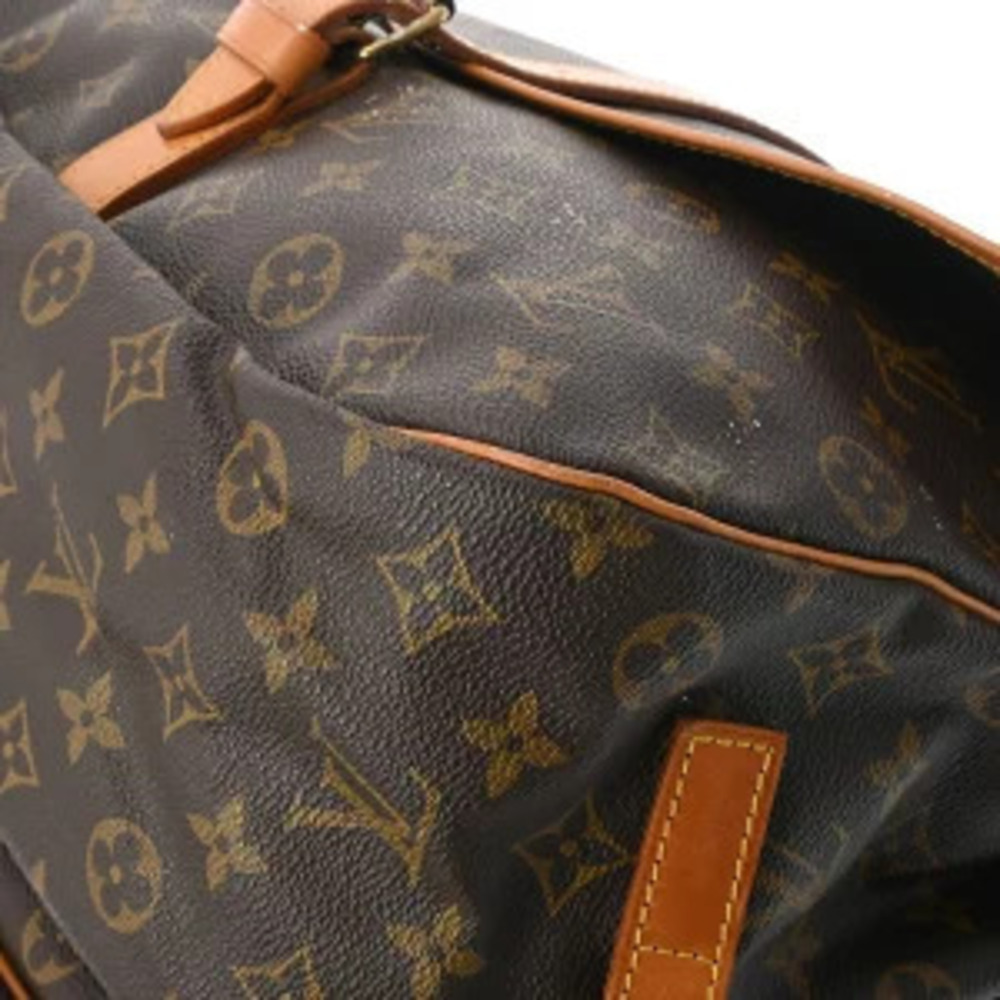 Louis Vuitton Shoulder Canvas Monogram Saumur Bag Brown - Picture 7 of 7